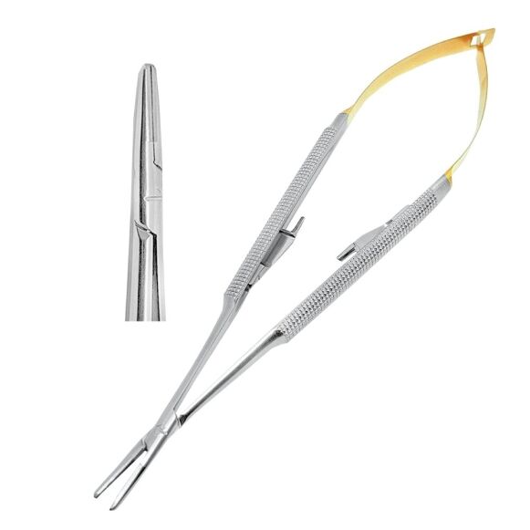 Castroviejo Needle Holders 16cm TC STR - Precision Surgical Instrument - Image 1