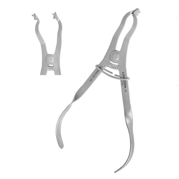 Ivory Light Weight Rubber Dam Forceps - Premium Dental Instrument - Image 1