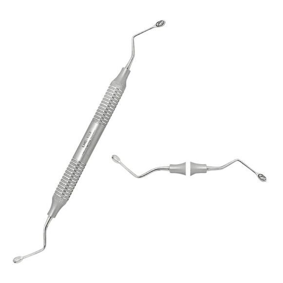 Dental Curette Hemingway 4mm/4mm - Image 1