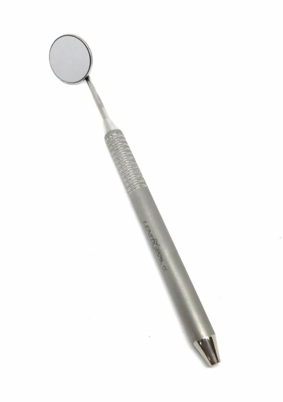 Dental Mouth Mirror Handle Cone Socket Front Surface Rhodium Coated Mirror #5 - Image 1