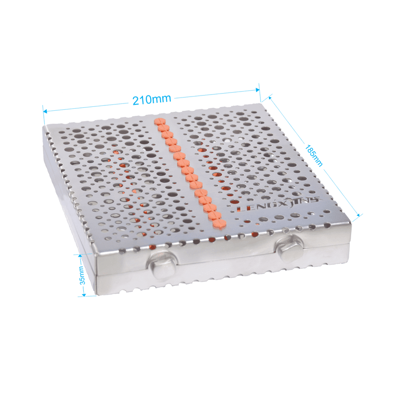 Dental Cassette 15pcs with Removable Lid and Scaler Pad
