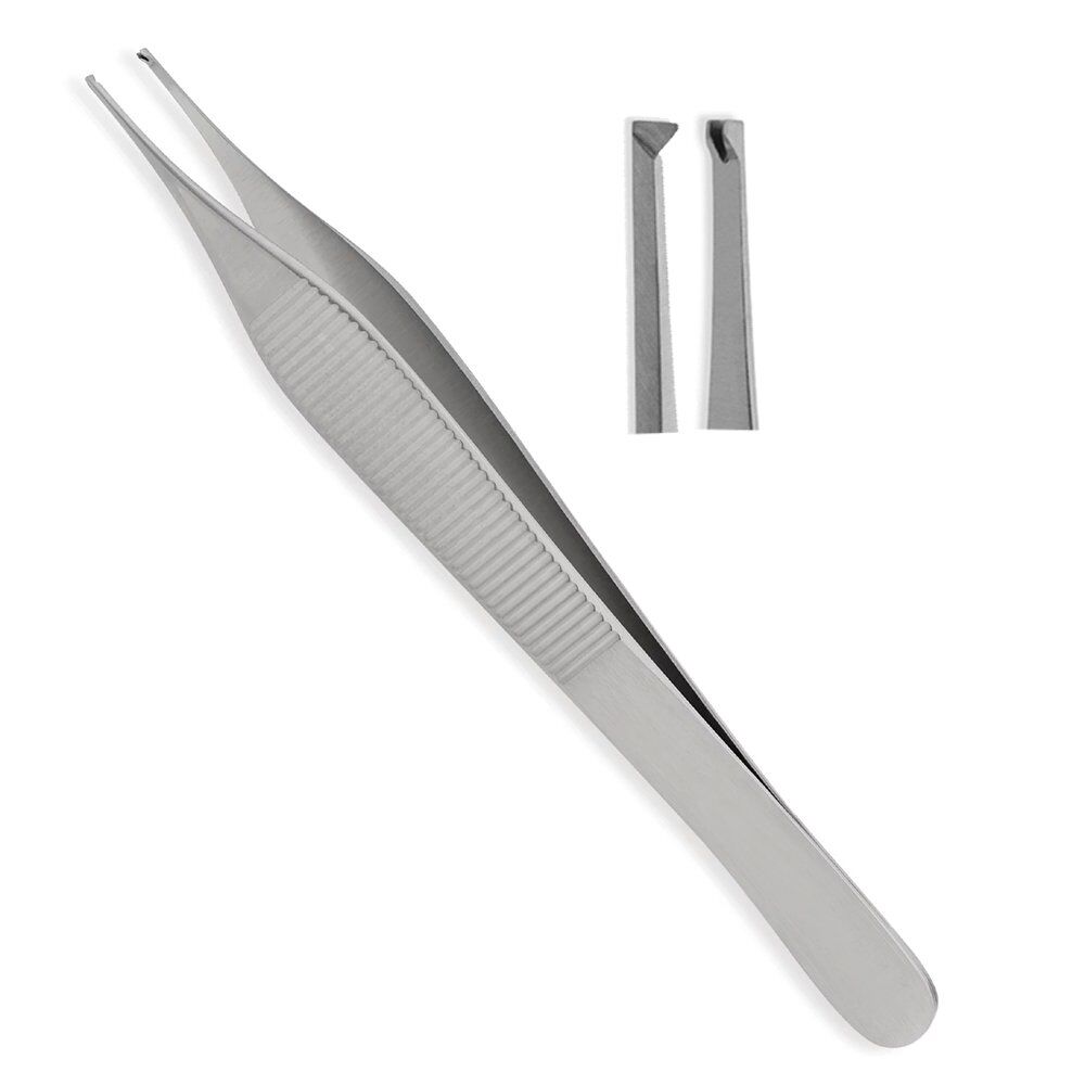 LD13-110-Adson-Tissue-Forceps-12cm-1x2-1.jpg Adson Tissue Forceps 12cm 1x2 - Image 1