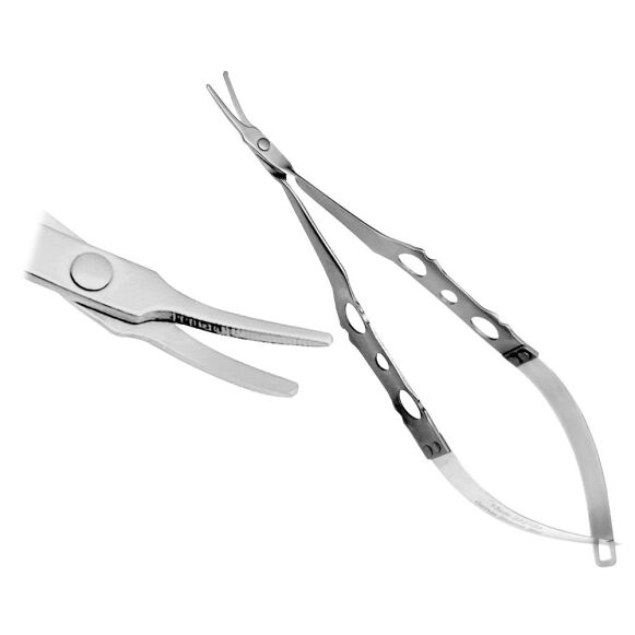 Dental-Fearherlite-Duck-Micro-Scissors-Curved-High-Quality-Dental-Instruments-copy-1.jpg Fearherlite Micro Duck Blade Scissors - Straight - Image 1