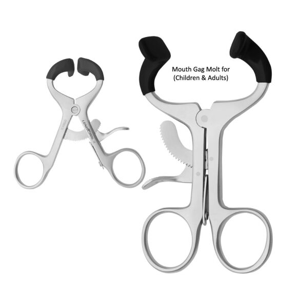 Dental-Self-Retaining-Mouth-Gage-Set.-Child-Adult-Dental-instruments-Stainless-1.jpg Mouth Gags Self Retaining Medium Children - Image 1