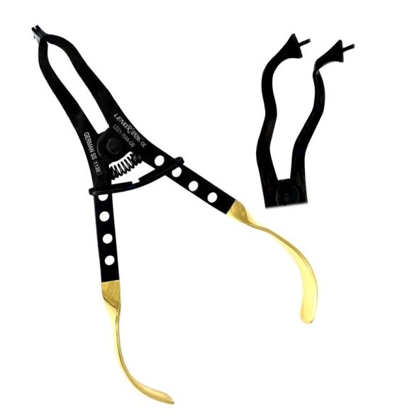 Ivory-Rubber-Dam-Clamps-Ring-Applicator-Forceps-Dental-Instruments-Black-Ser-copy-1.jpg Ivory Rubber Dam Clamps Applicator Forceps - Image 1