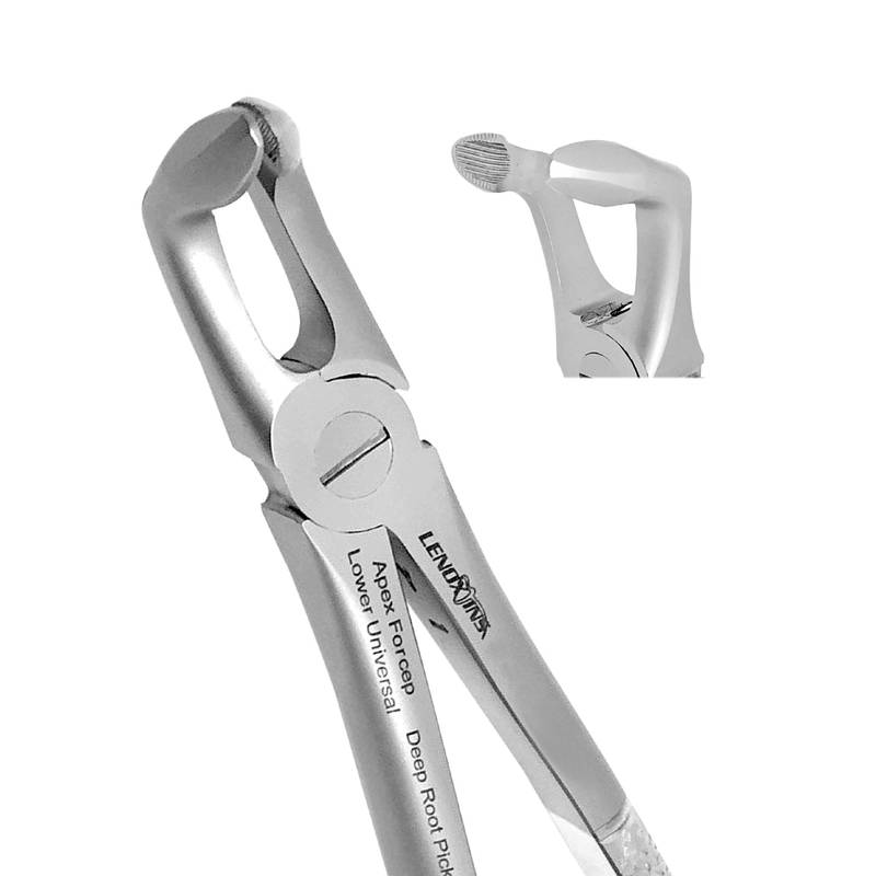 LD1-137-9-Dental-Lower-Universal-Deep-Root-Pick-Lower-Molars-Forceps-Germany-SS-CE-copy.jpg Deep Gripping Forceps #9 - Image 1