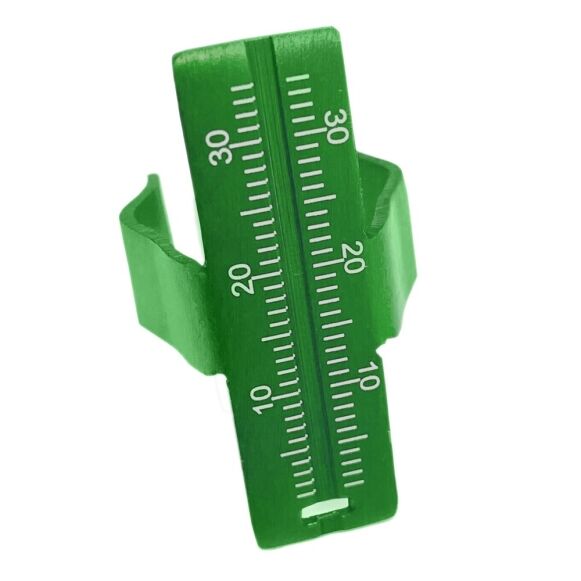 LD11-123G-Endo-Finger-Ruler-Measuring-Scale-Green-1.jpg Endo Finger Ruler-Measuring Scale GREEN - Image 1