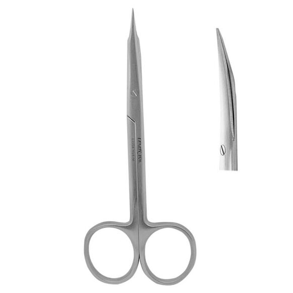 LD14-105-Stevens-Scissors-13cm-Curved.jpg Stevens Scissors 130mm Curved - Image 1
