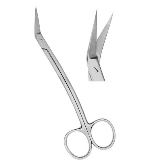 LD14-106-Locklin-Angular-Scissors-16cm.jpg Locklin Scissors 16cm Angular - Image 1