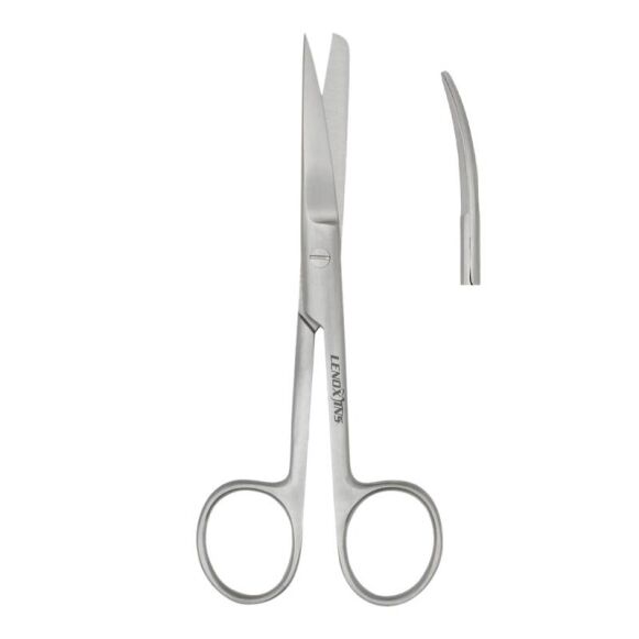 LD14-109-Operating-Scissor-13cm-Curved-S-B.jpg Operating Scissors CVR 13cm - Image 1