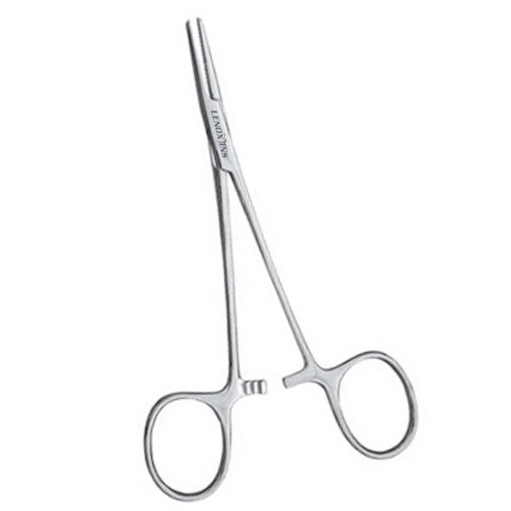 LD16-105-Halstead-Mosquito-Forceps-12.5cm-STR.jpg Halstead Mosquito Forceps 12.5cm Straight - Image 1