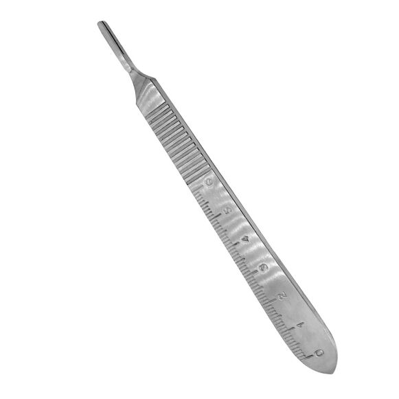 LD18-106-Scalpel-Handles-3-with-Ruler.jpg Scalpel Handles #3 with Ruler - Image 1