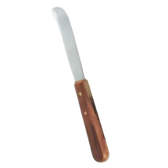 LD20-106-Cement-Spatulas-Wooden-Handle-Fig.-8-20-cm-curved.jpg Cement Spatulas Wooden Handle Fig. 8 - 20 cm Curved - Precision Dental Tool - Image 1