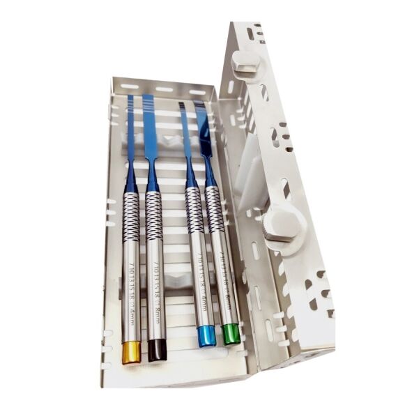 LD26-113-116-Chisels-Sets-Of-4pcs-1.jpg Dental Chisels Set of 4pcs - Image 1