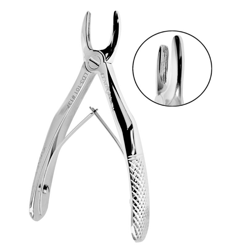 LD3-101Dental-Pedo-Extracting-Forceps-Upper-Incisors-Klein137-copy.jpg Baby Extracting Forceps English Pattern Klein #137 - Image 1