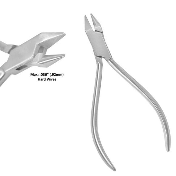 LD33-128-Lab-Bird-Beak-Plier-with-Serrated-Tips-14cm-copy-1.jpg Lab Bird Beak Pliers Serrated Tip 14CM - Image 1