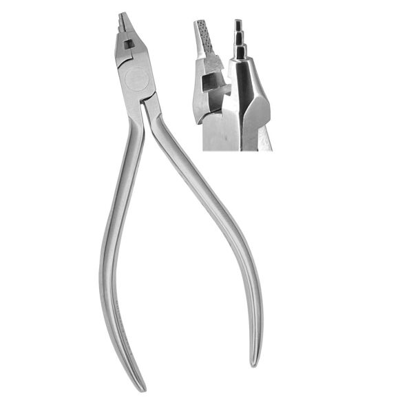 LD33-140-Loop-Forming-Plier-With-Cutter-Dental-Orthodontic-Kim_s-Plier-German-Stainless-copy-1.jpg Tweed Pliers with Cutter 12.5CM - Image 1