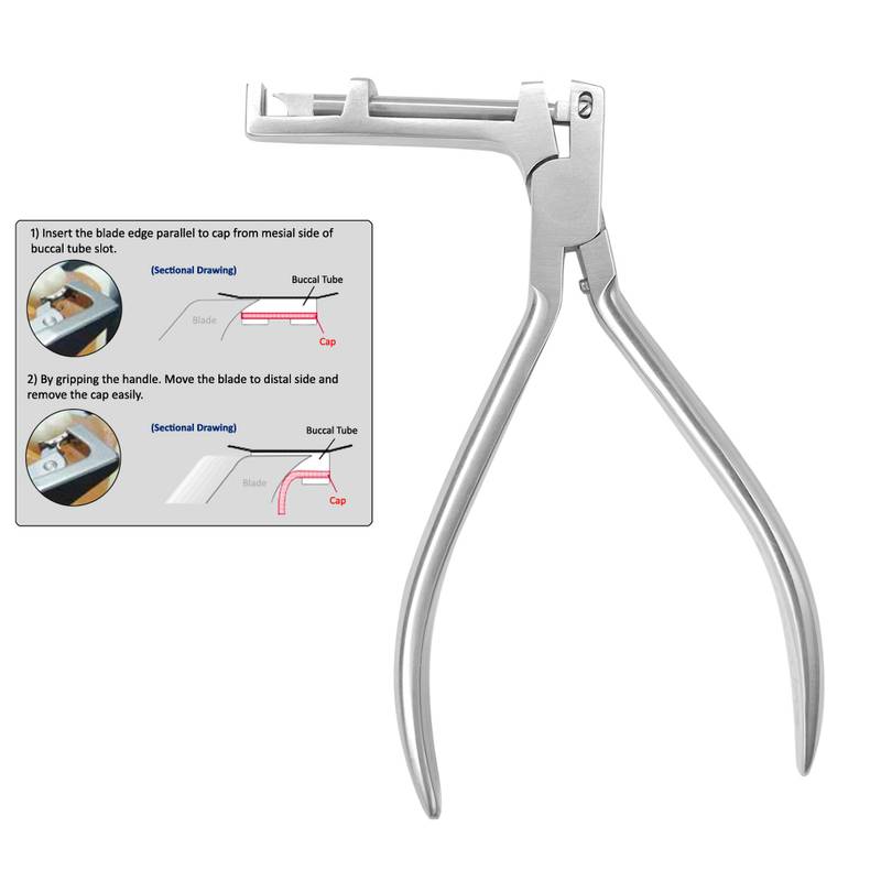 Buccal Tube Convertible Cap Removing Plier - Image 1