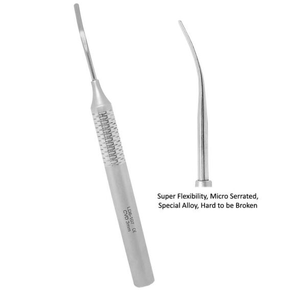LD6-107-Dental-Super-Flexible-Periotomes3mm-CVD-High-quality-Dental-instruments-copy.jpg Super Flexible Periotomes - Image 1