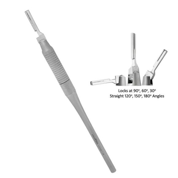 LDAS-1-Six-Way-Adjustable-Angled-Scalpel-Handle-1.jpg Six Way Adjustable Angled Scalpel Handle - Image 1