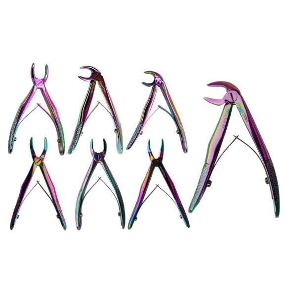 Pediatric Extracting Forceps Set of 7 - Image 1