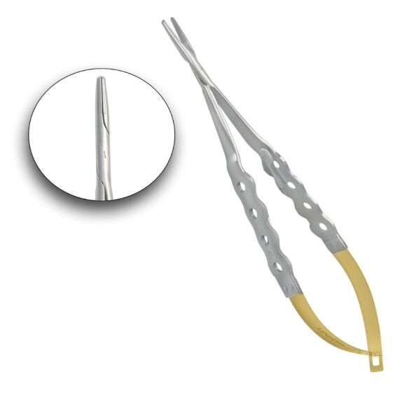 LDTC15-502-Castroviejo-Needle-Twist-Joint-16cm-STR-copy-1.jpg Castro-Viejo Needle Holder Twist Joint, Straight 16cm TC - Image 1
