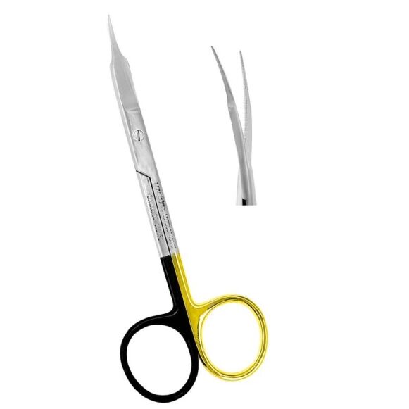 LDTCS2-108-Super-Cut-Goldman-Fox-Scissors-13cm-Curved-TC-Surgical-Dental-Instruments-copy-1.jpg Goldman-Fox Scissors 13cm Curved TC Super Cut - Image 1
