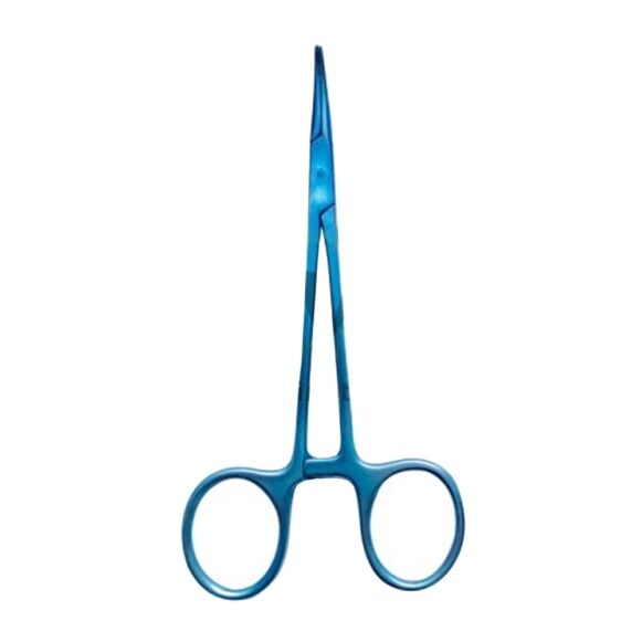 LDTT15-17.jpg Titanium Alloy Mosquito Forceps 12.5 Curved - Image 1