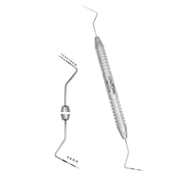 LEX-111-A16-Dental-Perio-Probes-Williams-double-ended-Blue.jpg 12 William Probes, Double Ended - Image 1