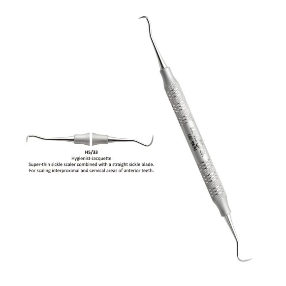 LSC-104-Dental-Sickle-Scalers-H5-33-scaled-1.jpg Scalers H5/33 Hygienist-Jacquette - Image 1