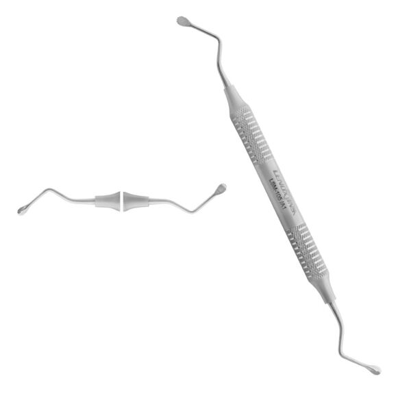 LSM-105-A1-Lucas-Surgical-Curettes-4-4mm-copy-1.jpg Lucas Bone Curette 4MM Micro Serrated - Image 1
