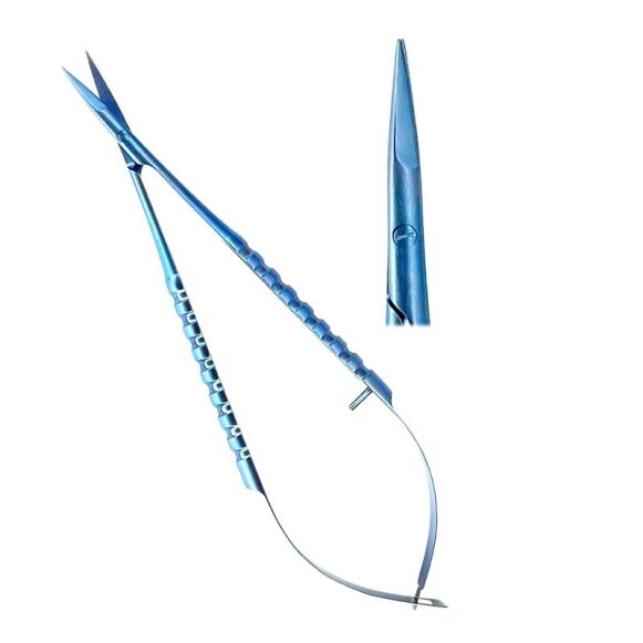 Micro Scissors Castroviejo 15cm Straight Titanium - Image 1