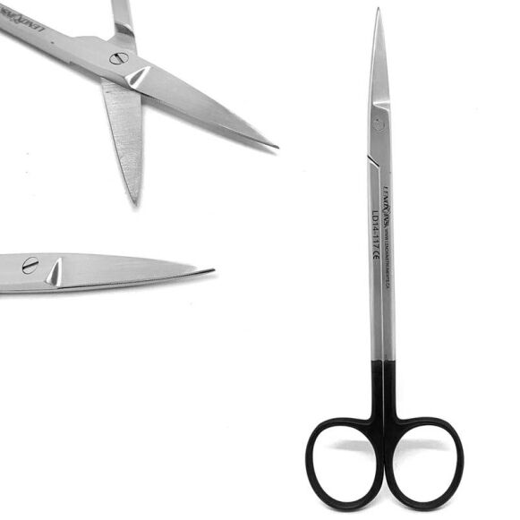 s-l1600-23.jpg Kelly Scissors 16cm Straight Saw Edge - Image 1