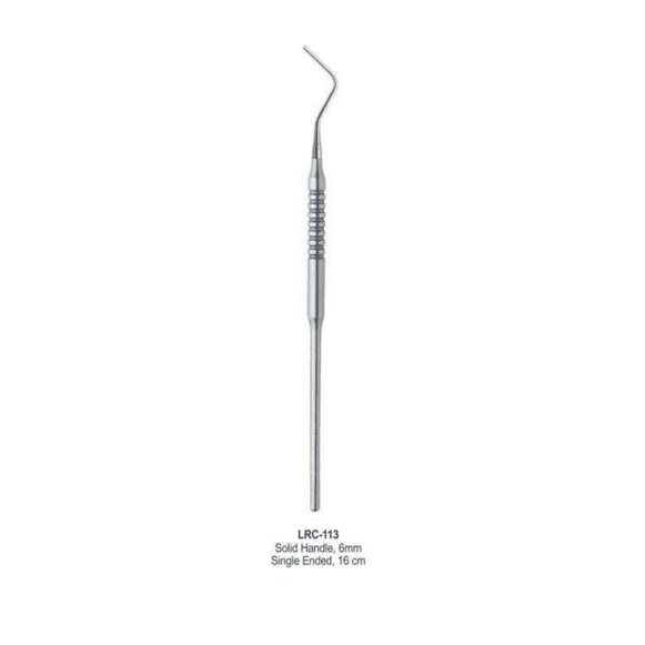 Root Canal Single Ended Plugger Solid Handle 6MM/16CM Root Canal Single Ended Plugger Solid Handle 6MM/16CM Stainless Steel