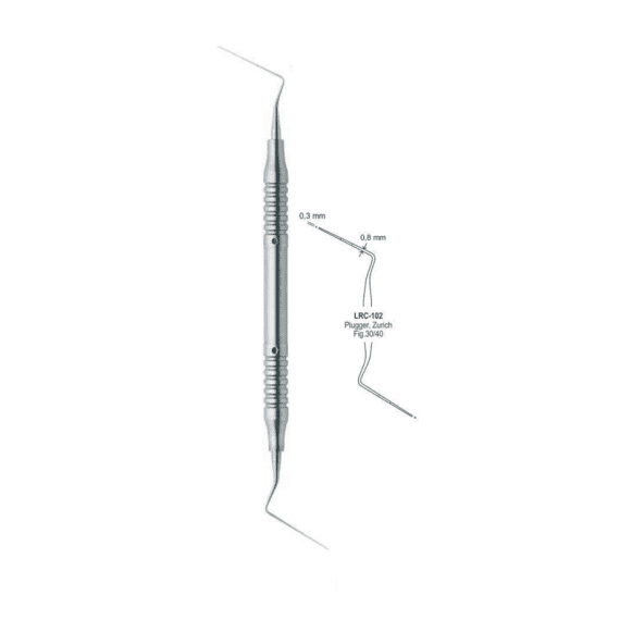 Root Canal Double Ended Plugger Fig 30/40 0.3/0.8MM - Image 1
