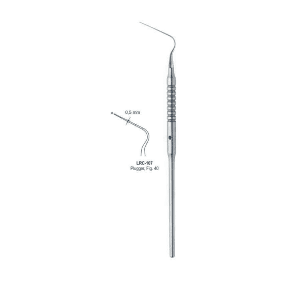 Root Canal Single Ended Plugger Fig. 40 0.5MM Root Canal Single Ended Plugger Fig. 40 0.5MM – Endodontic Tool
