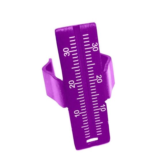 LD11-123PP-Endo-Finger-Ruler-Measuring-Scale-Purple-1.jpg Endo Finger Ruler-Measuring Scale - Purple - Image 1