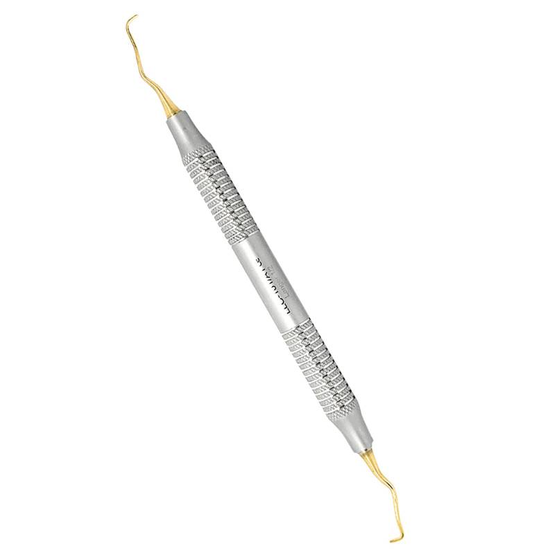 LLC-101-Langer-Curettes-1-2-440C-scaled-1-1.jpg Langer Curettes 1/2 - G-Line Gold - Image 1
