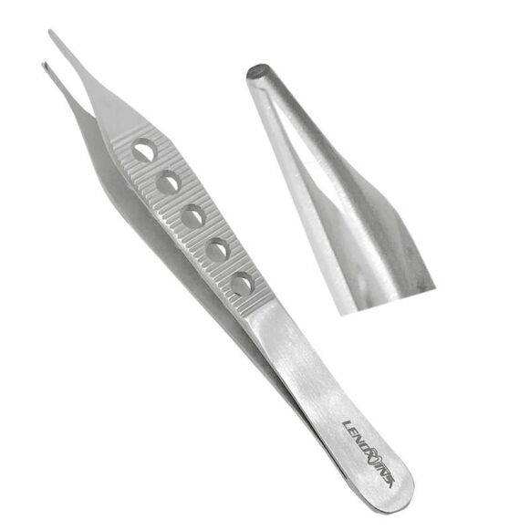 Adson Tissue Forceps 12cm 1x2 Teeth Ergonomic Handle - Image 1