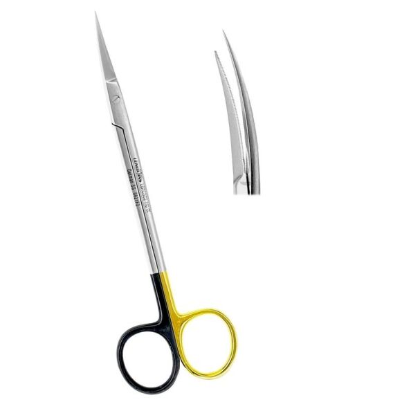 Kelly Scissors 16cm Curved TC - Super Cut - Image 1