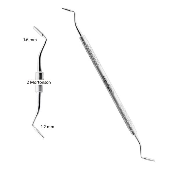 2 Mortonson Pluggers 1.6MM / 1.2MM - Precision Dental Instrument - Image 1
