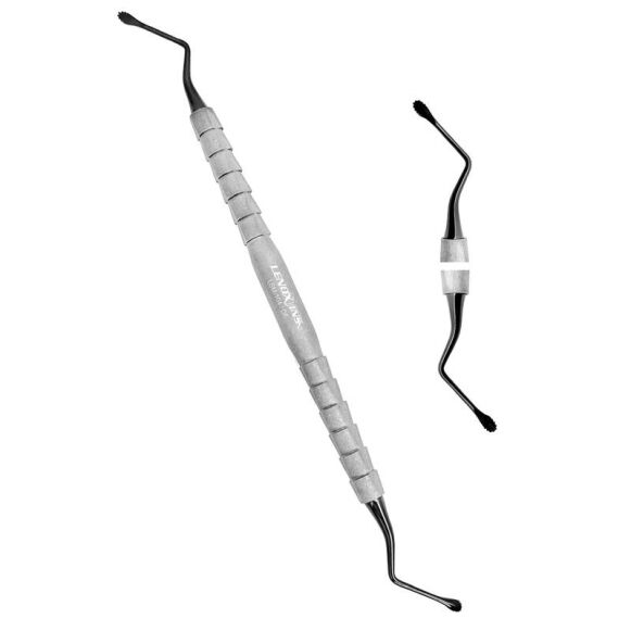 Lucas Bone Curettes Micro Serrated 3MM Titanium Coated Points - Image 1