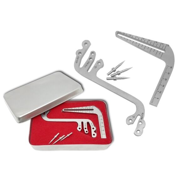 Set of Dental Implant Locator Depth Pin Gauge Guide Locating Plate S-type L-type - Image 1